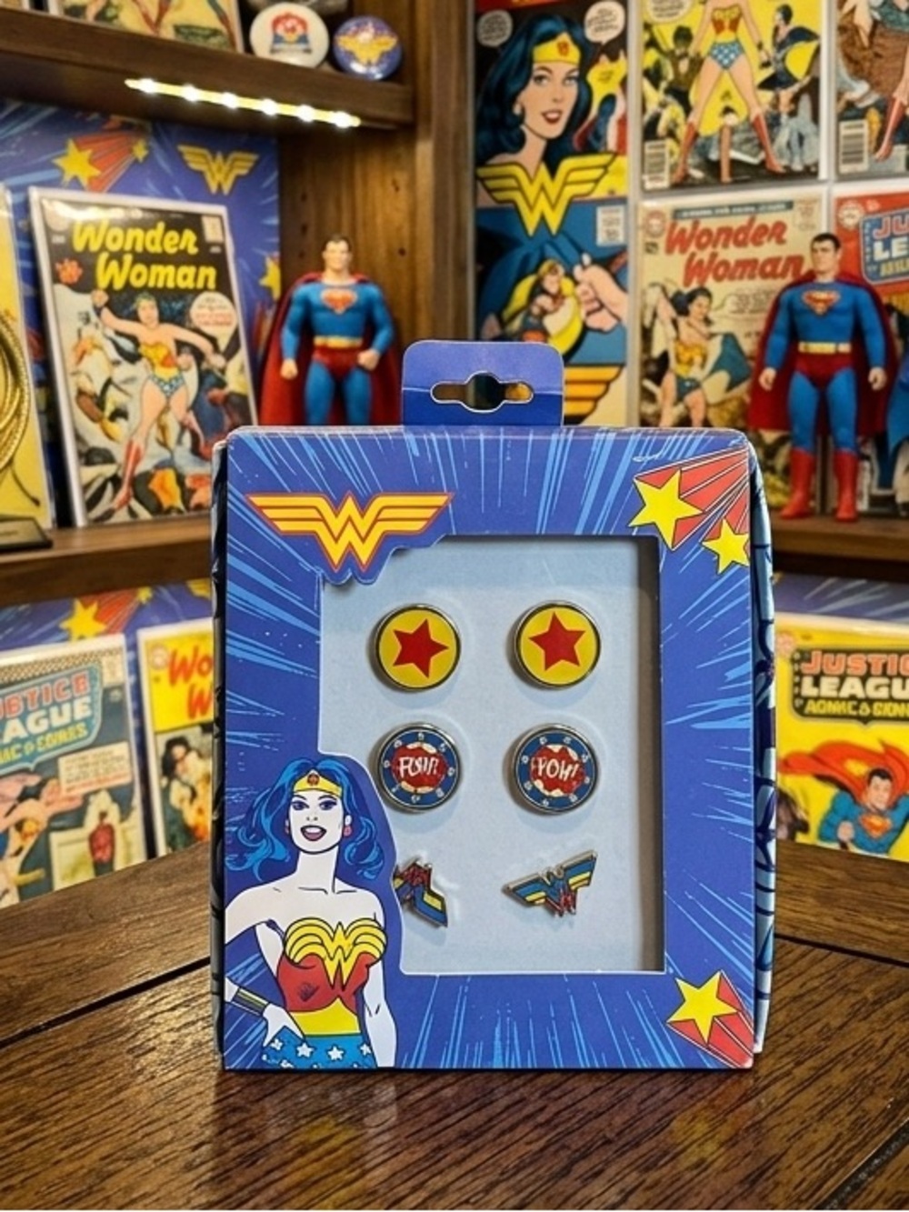 Wonder Woman Earring Set
